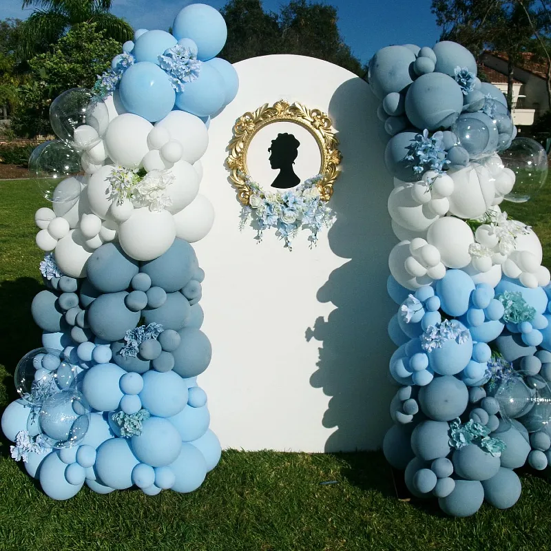 Bridgerton Blue Balloon Arch