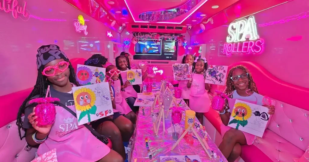 Mobile Spa Bus Party