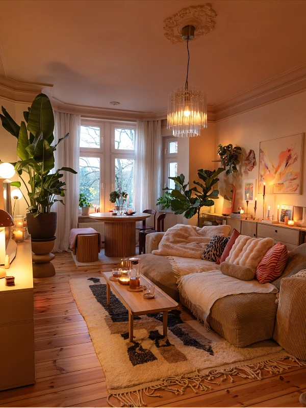 Plush Textures and Greenery