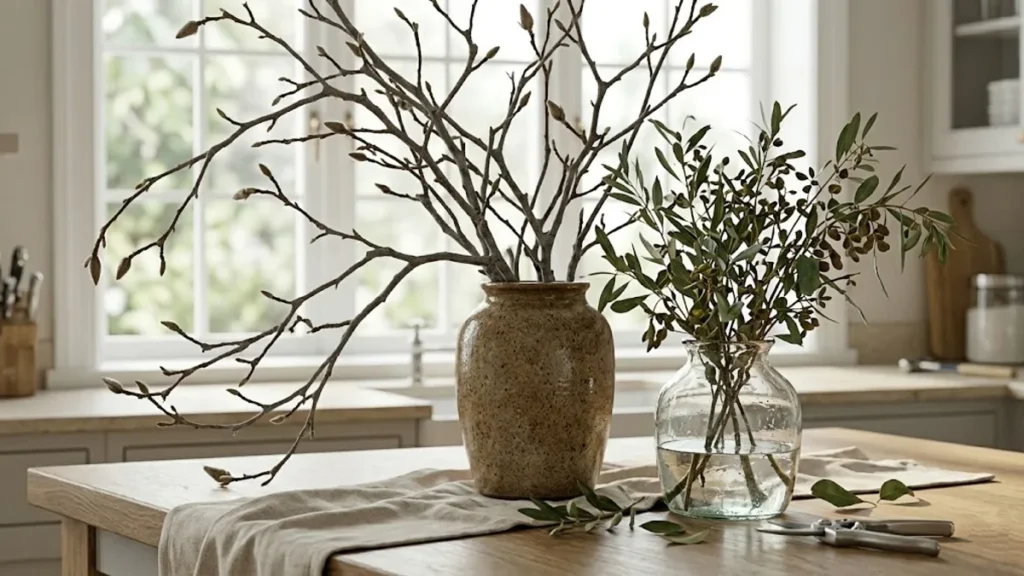 Forage Real Branches for Statement Vases