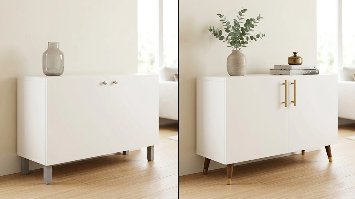 Swap These Two Things on Any IKEA Piece and It Looks Like a $900 Designer Buy