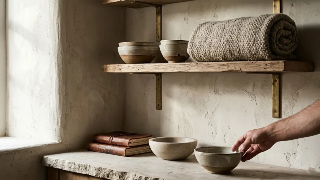 Authentic Materiality: Raw and Tactile Finishes