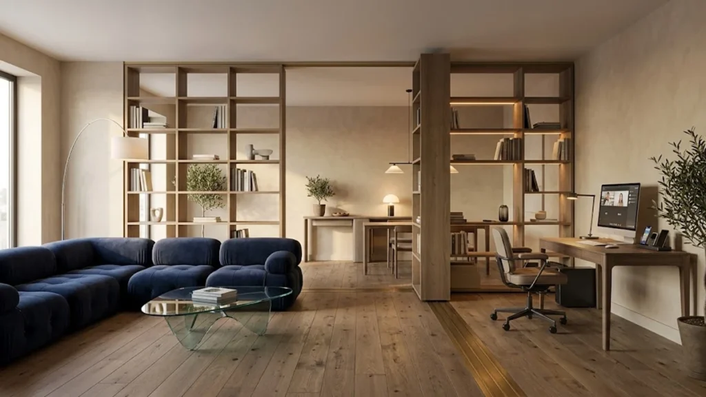 Adaptive Layouts for Hybrid Living