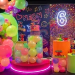 Neon Party Decor Ideas That Turn Any Room into an 80s Dance Floor