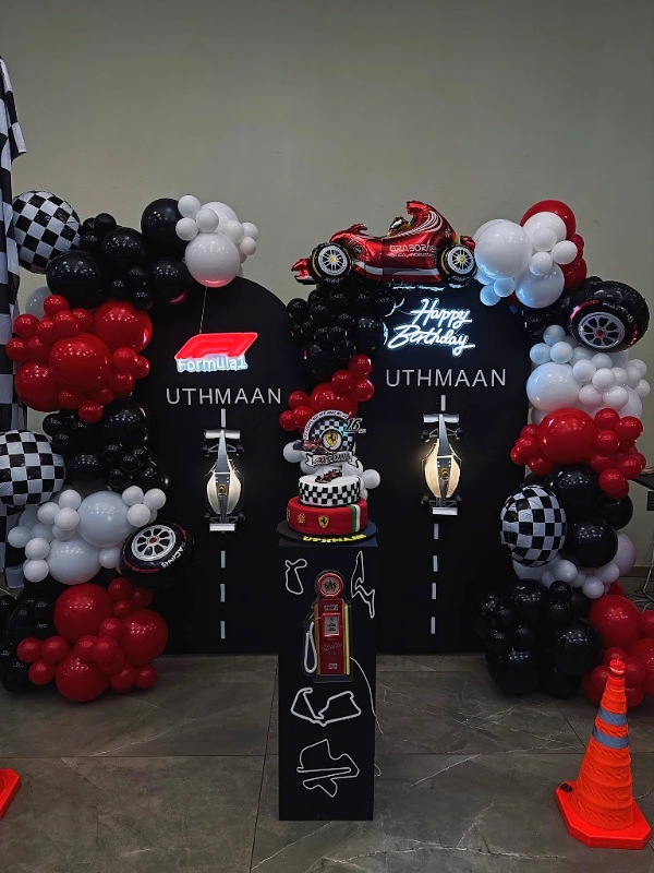 Night Race Neon Backdrops