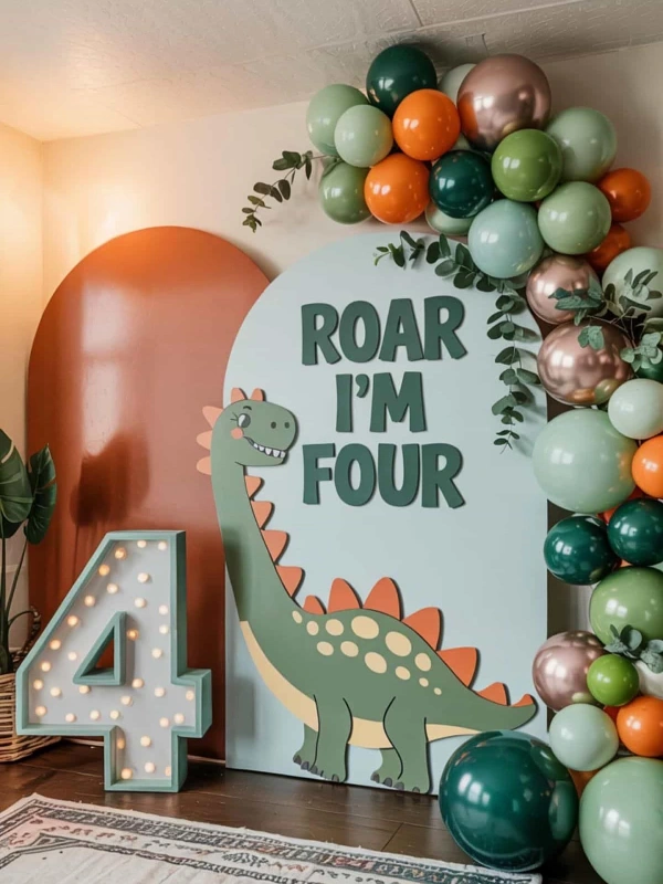 Roar I'm Four Light Up Display