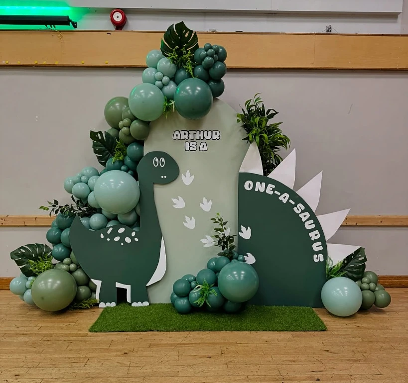 One-A-Saurus First Birthday Display