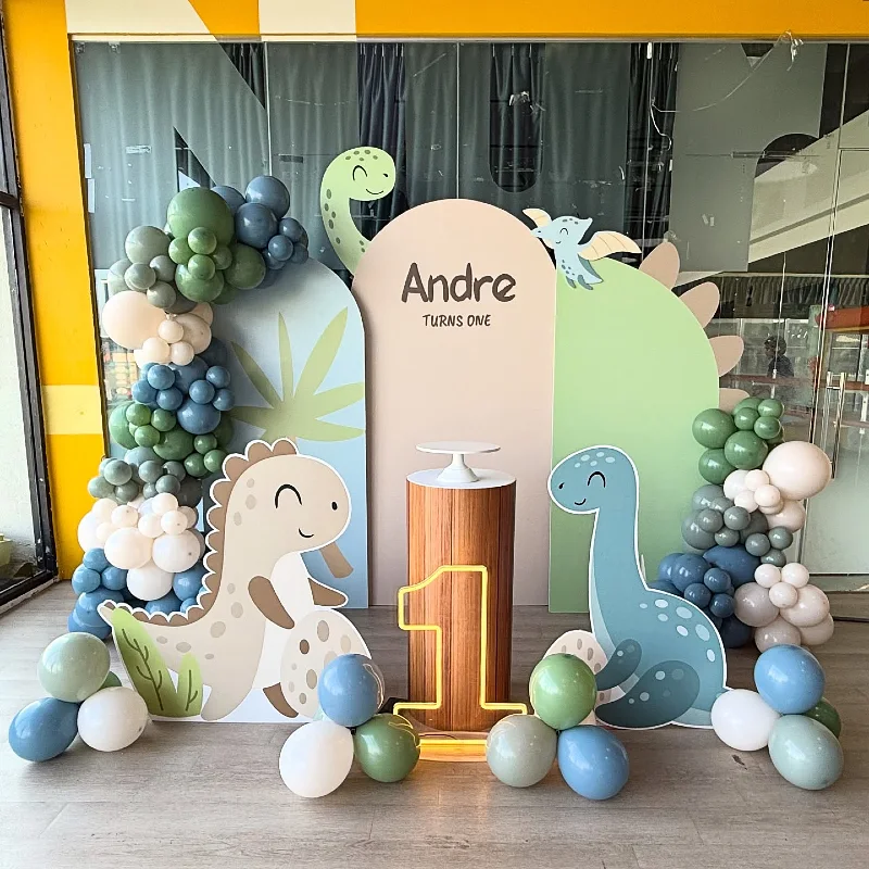 Pastel Tones First Birthday Stage
