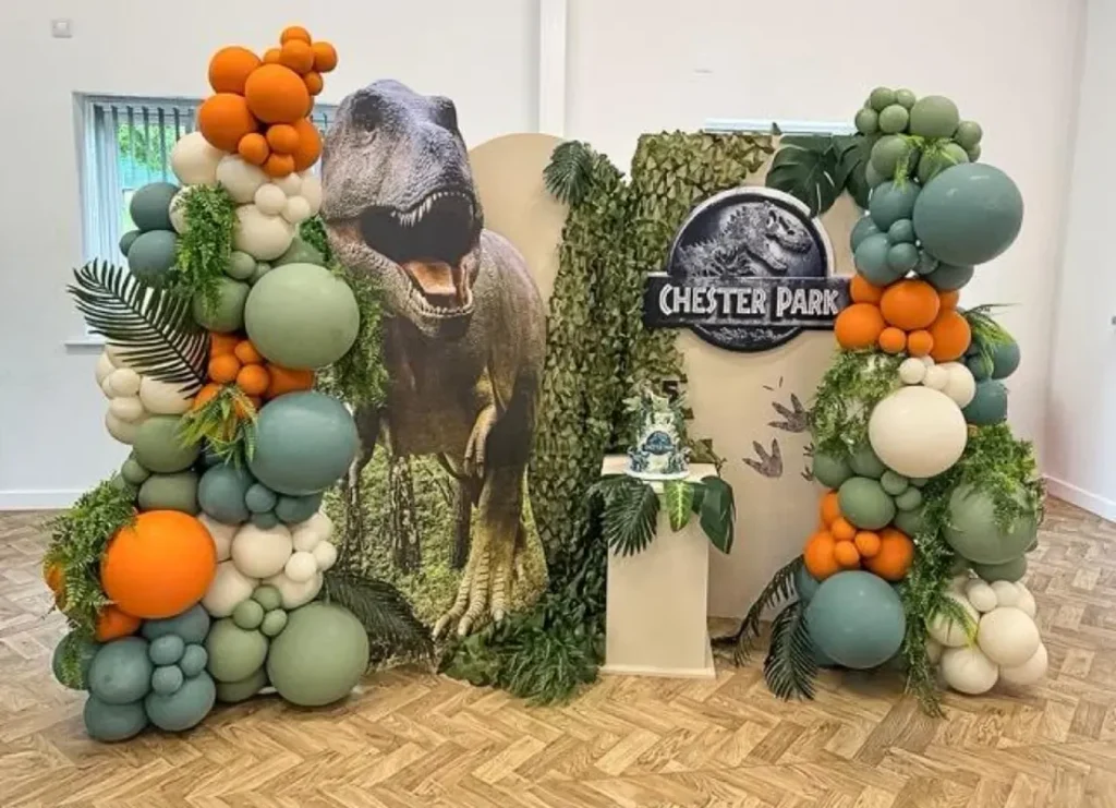 Chester Park Jurassic Stage Setup