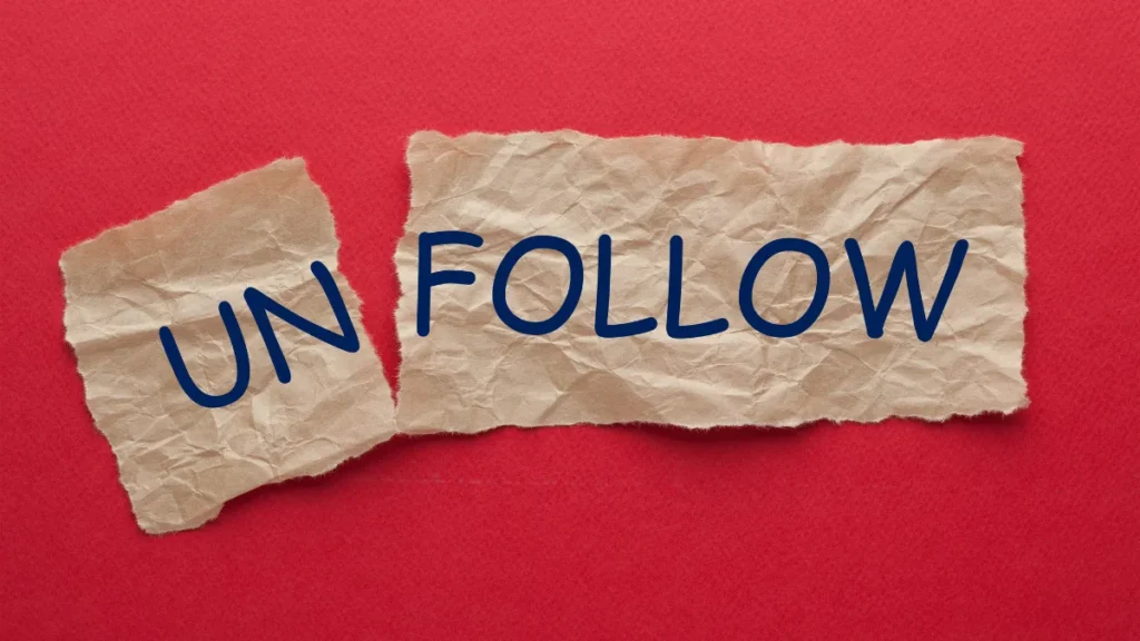 Unfollow
