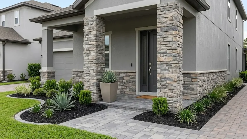 Add Manufactured Stone Veneer Accents