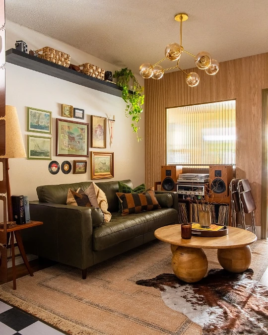 Mid-Century Modern Statement Chandelier