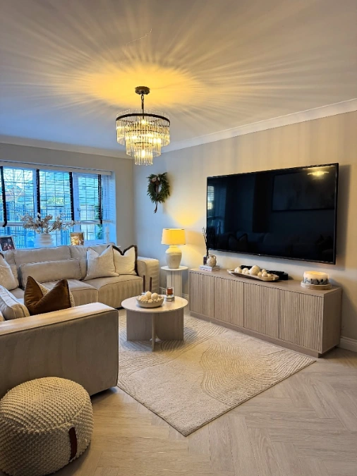 Tiered Crystal Chandelier