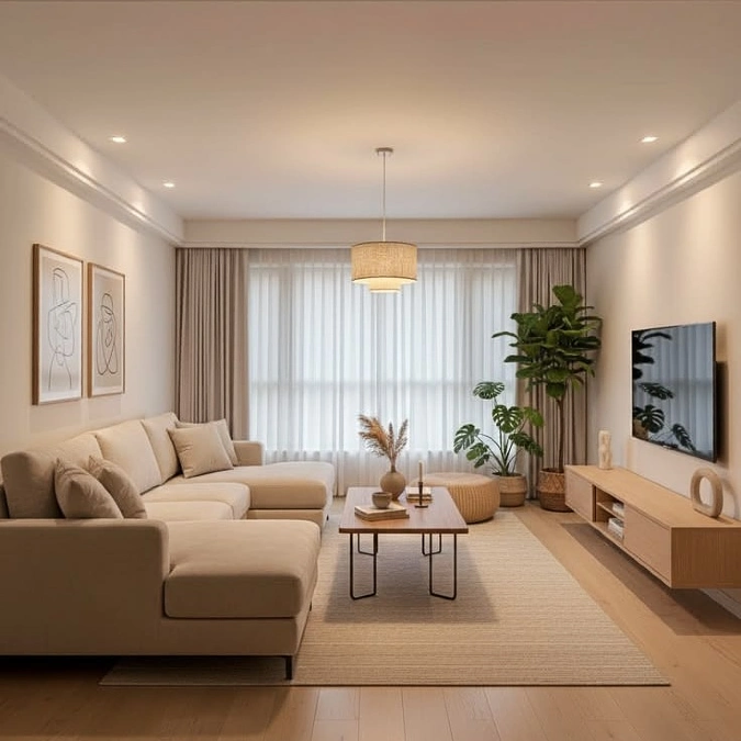 Recessed Ceiling Lighting and Architectural Crown Molding