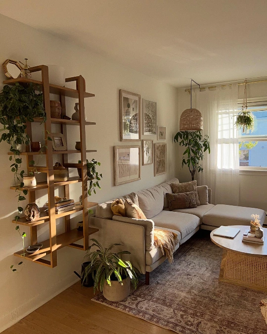 Style an Open Wooden Bookshelf