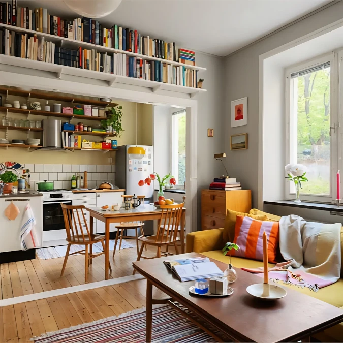 Utilize High Boundary Floating Shelves