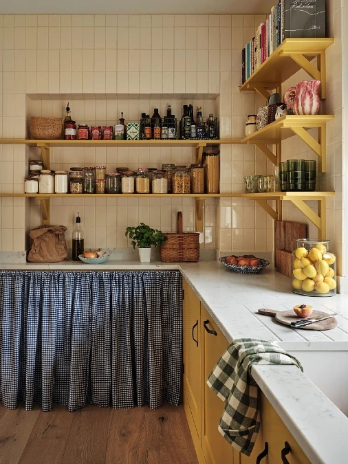 Gingham Under Counter Skirts