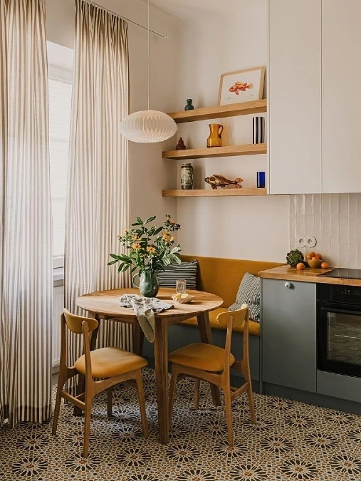 Floor to Ceiling Striped Drapes