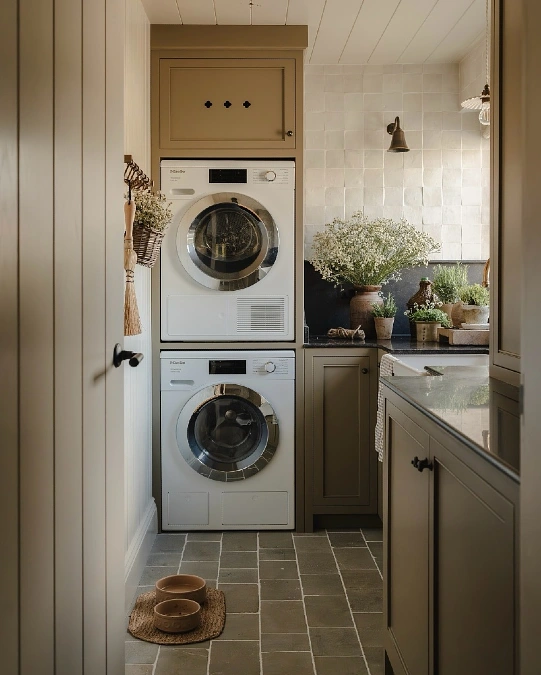 Stacked Efficiency and Mudroom Elements