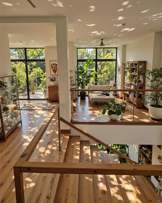 Multi-Level Lofts and Floor-to-Ceiling Windows