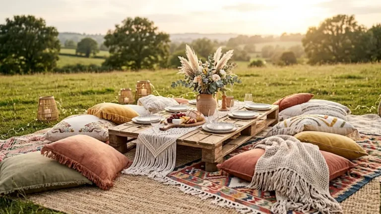 20 Boho Picnic Decor Ideas That Look Straight Out of a Pinterest Dream Board