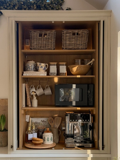 Hidden Appliance Cabinet