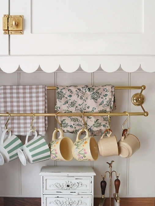 Repurposed Towel Rail Organizer