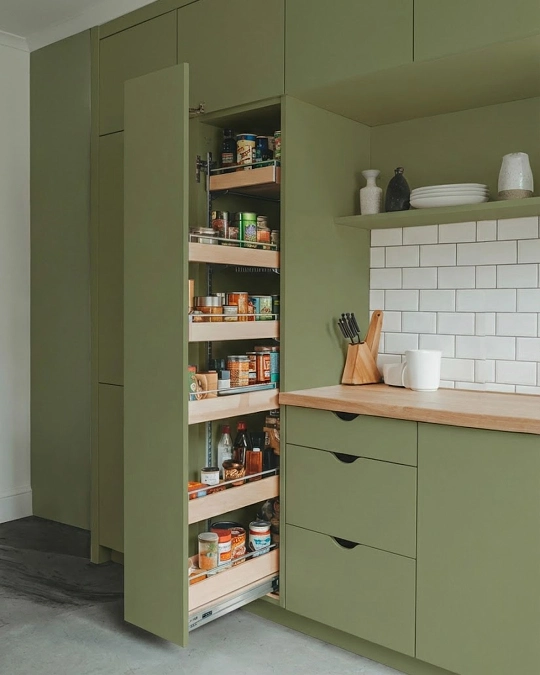 Slim Pull Out Pantry Tower