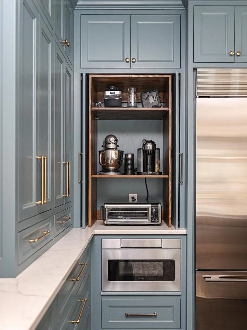 Pocket Door Appliance Garage