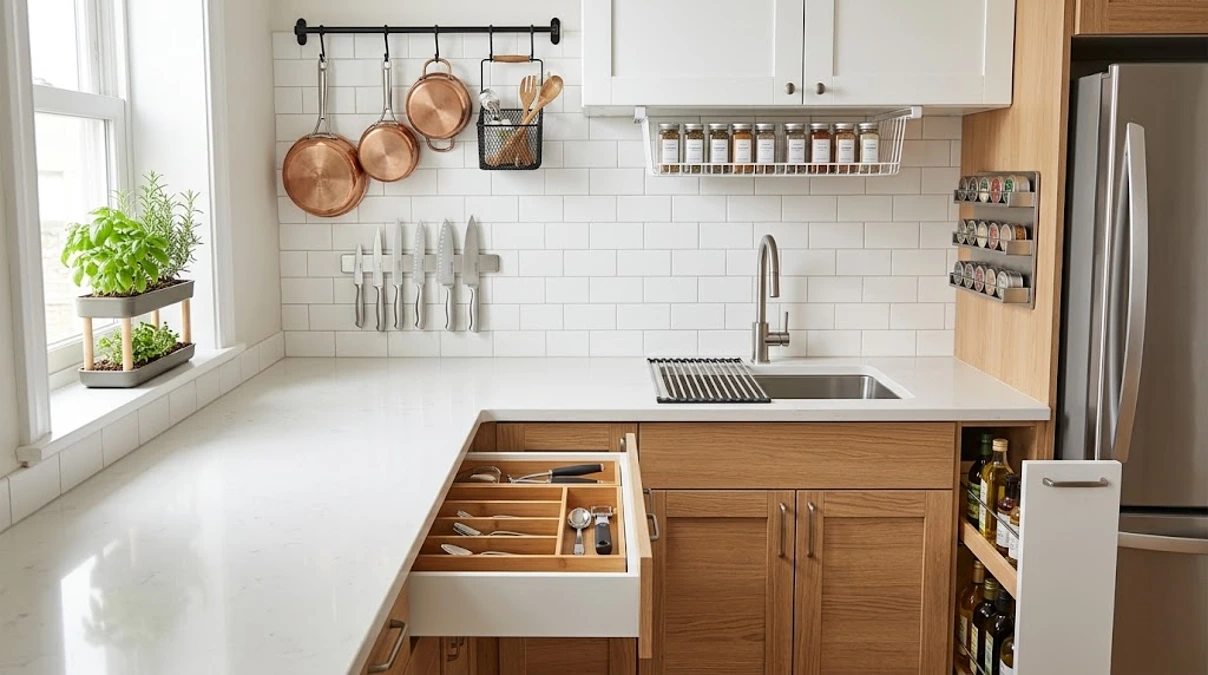 Small Kitchen Storage Ideas That Give You Back Your Counter Space