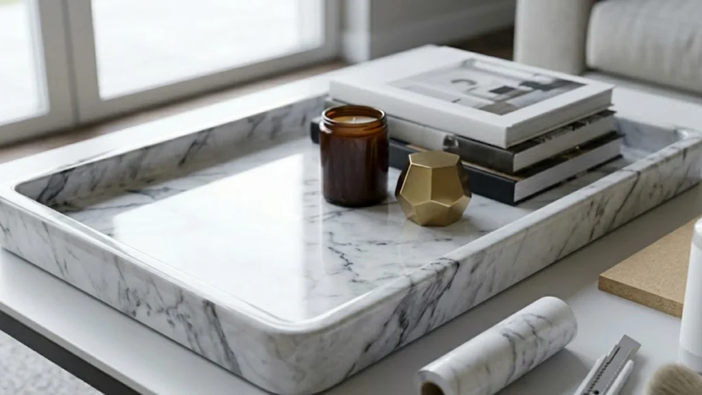 How to Make Faux Marble Accents Look Real
