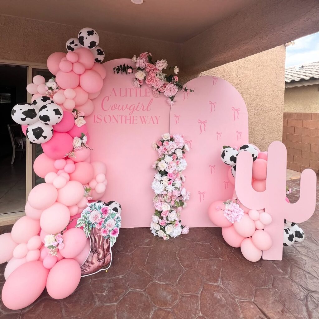All-Pink Cowgirl Baby Shower