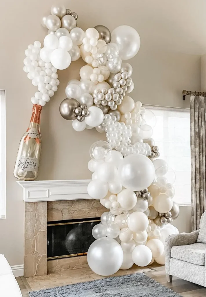 Champagne Balloon Garland 