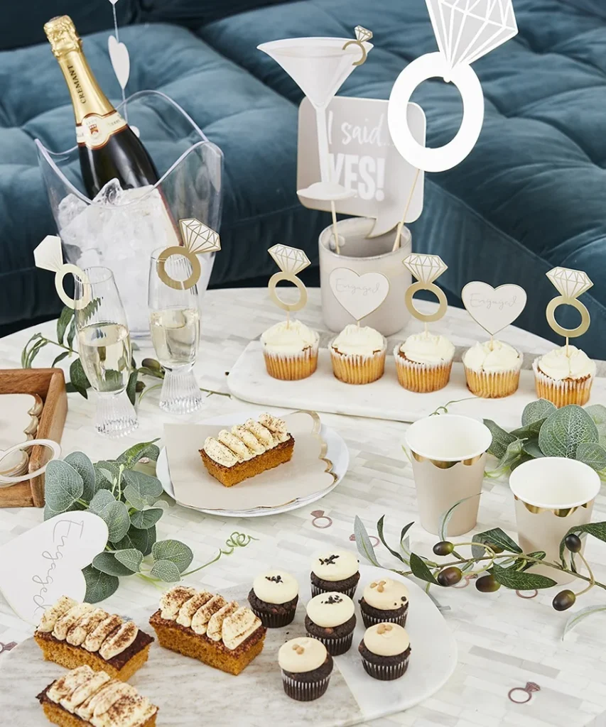 Engagement Champagne Dessert Table