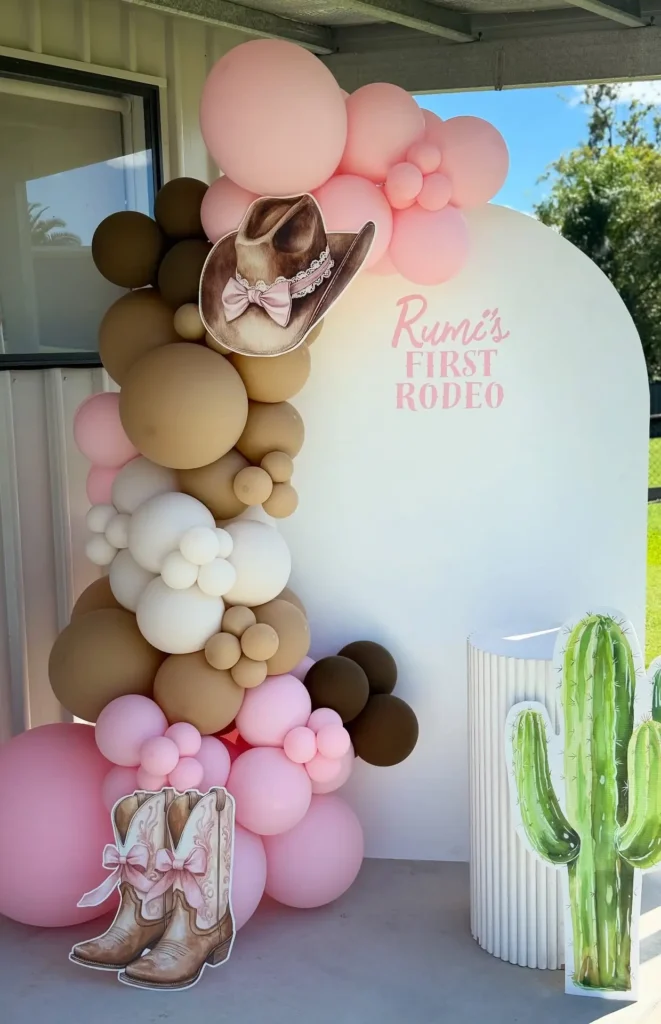 First Birthday Arch Backdrop