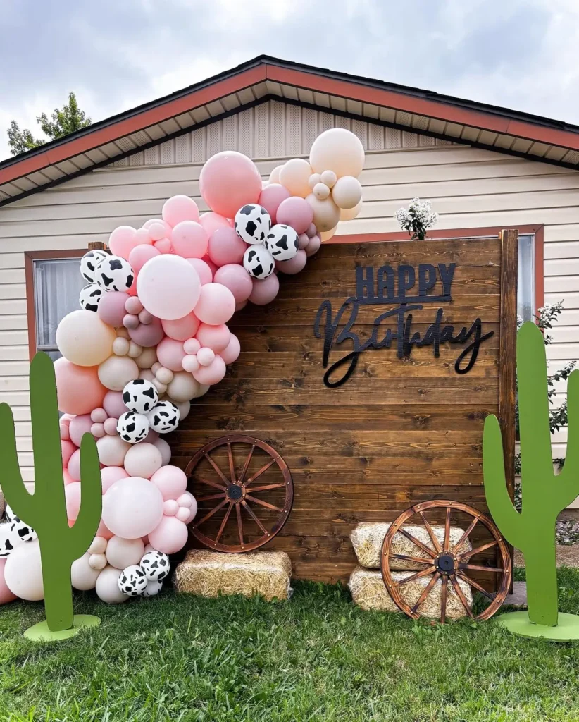Rustic Birthday Backdrop