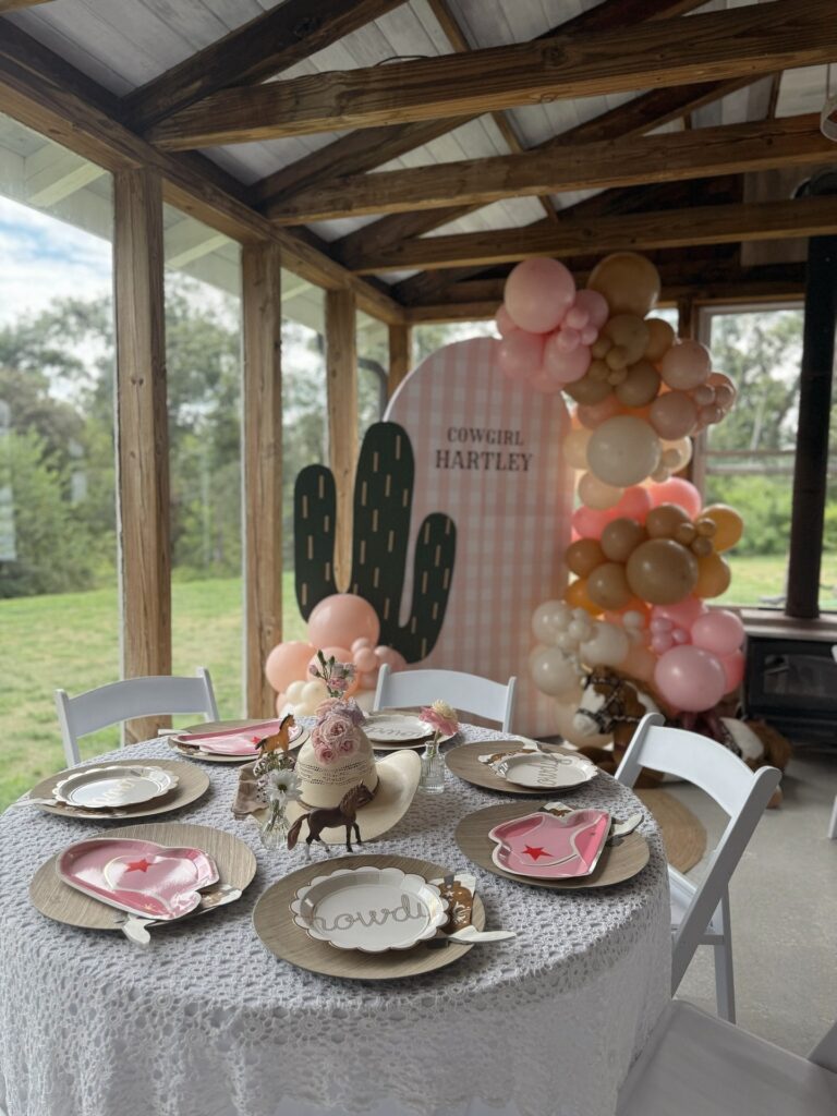 Rustic Porch Cowgirl Party
