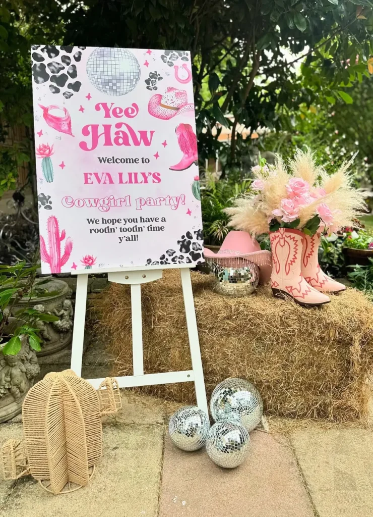 Yee Haw Welcome Sign 