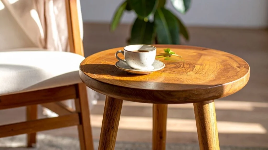 Restyle Flat Coffee Tables With Tall Taper Candles