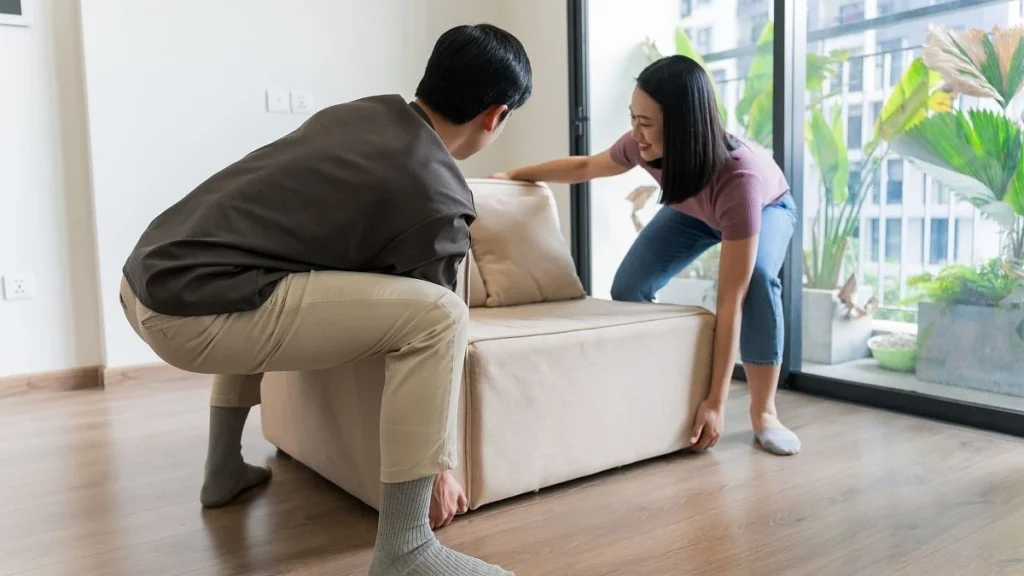 Rearranging Furniture to Create Open Walkways