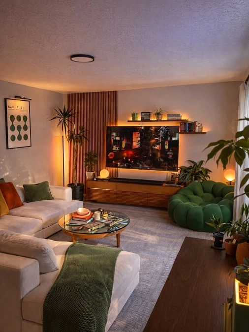 Floating Media Consoles and Glass Coffee Tables