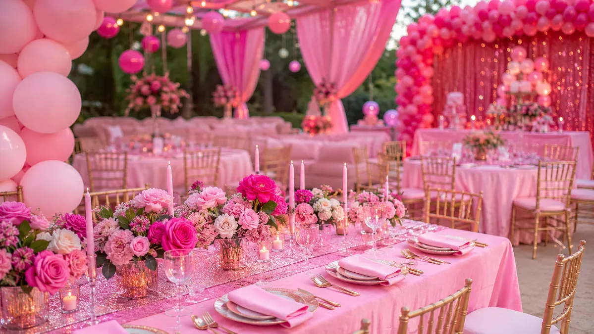 Pink Party Decor Ideas So Stunning Your Guests Will Think You Hired a Planner....done