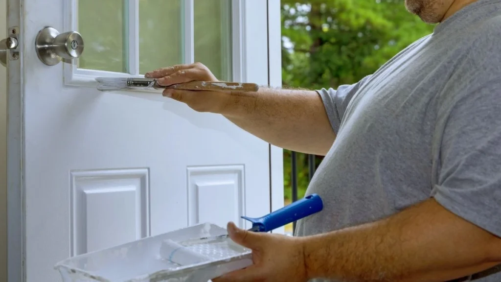 The $50 Front Door Paint Transformation