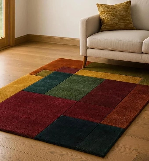 Geometric Wool Rug