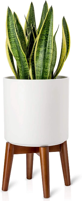 Midcentury Turned Leg Planters