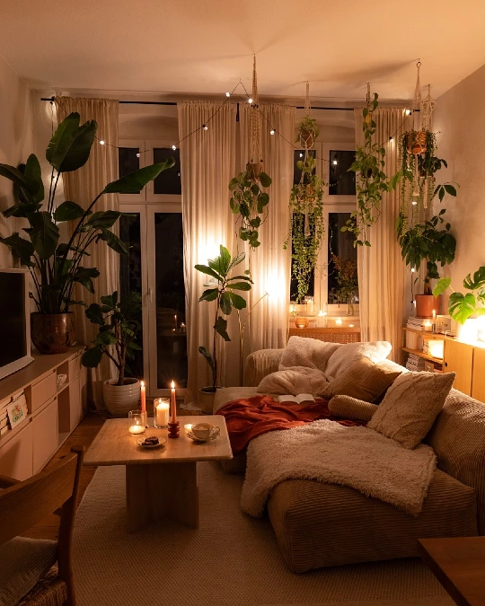 Hanging Planters and Ambient Lighting Layers
