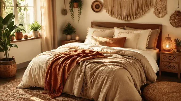 21 Effortlessly Boho Bedroom Ideas That Feel Warm, Layered, and Lived-In