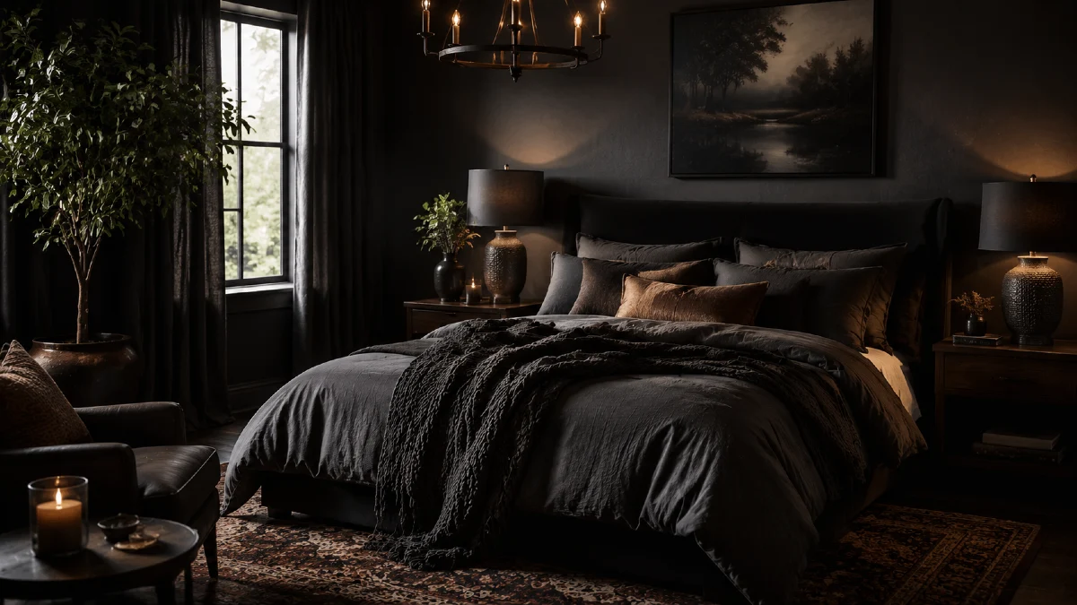 Dramatic Dark Moody Bedroom Ideas That Feel Bold and Surprisingly Restful