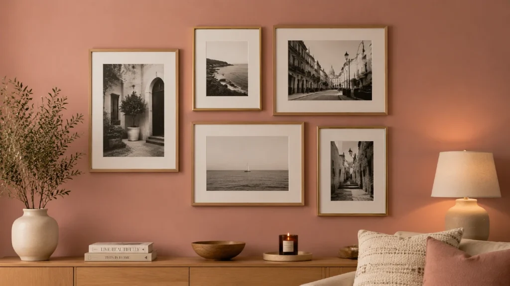 Creating a Cohesive Living Room Gallery Wall