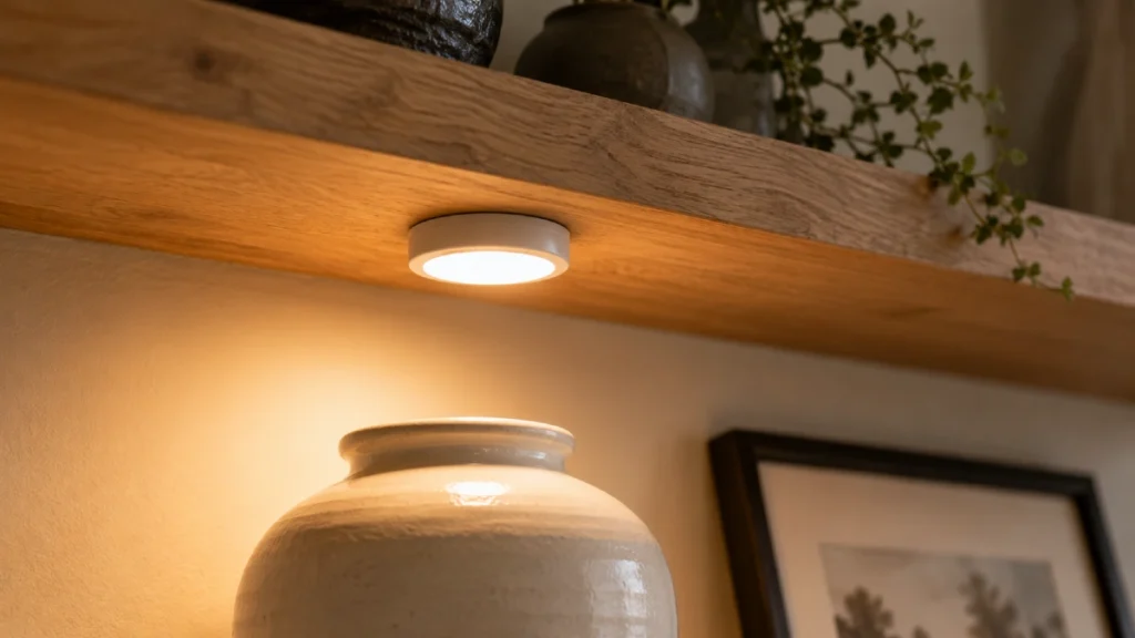 A $15 Trick: Add Wireless Puck Lighting